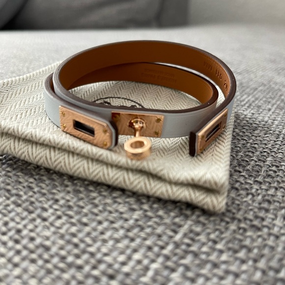 BNIB Hermes Mini Kelly Double Tour Bracelet - Picture 3 of 5